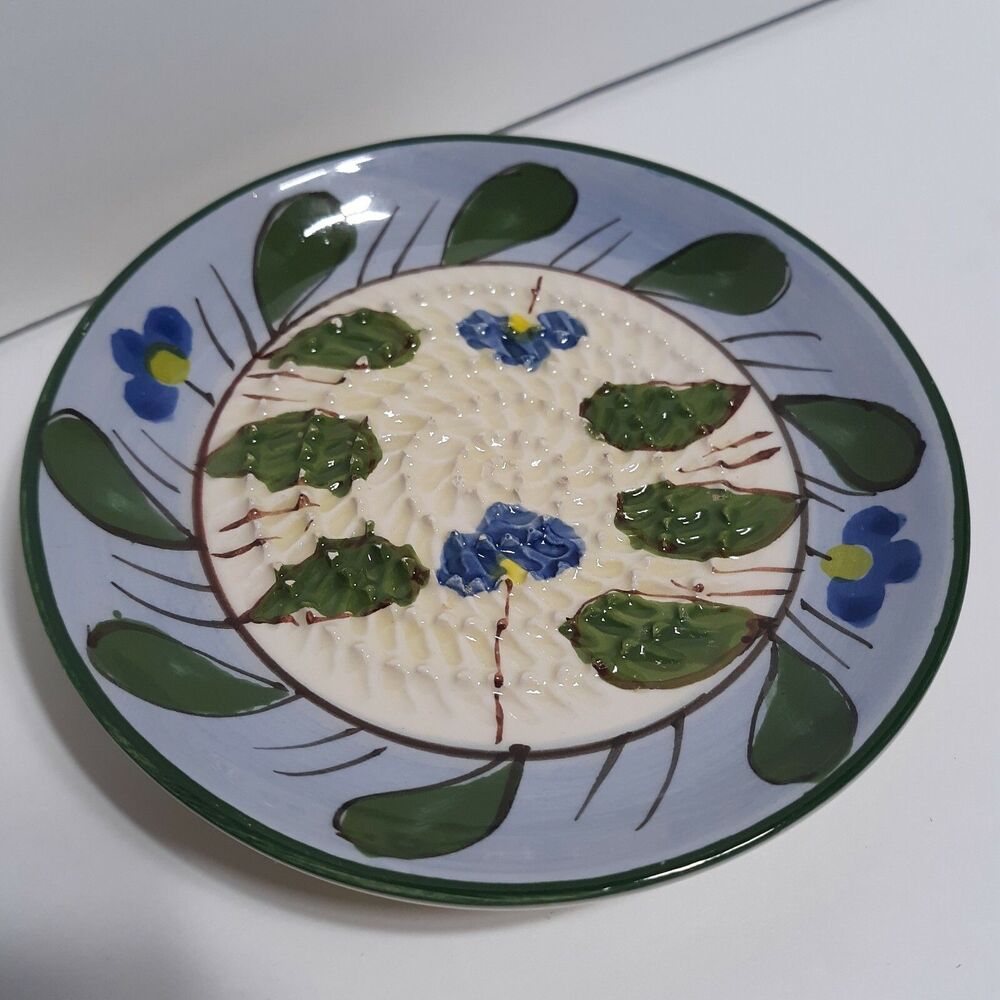 Fine French Garlic Grater Antique 300 Collectable cheese grater blue green - Picture 2 of 4